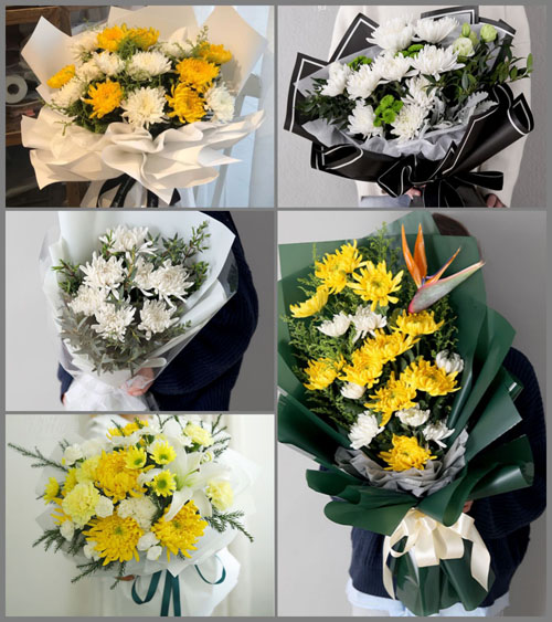 江苏连云港东海县温泉镇白事花束代送